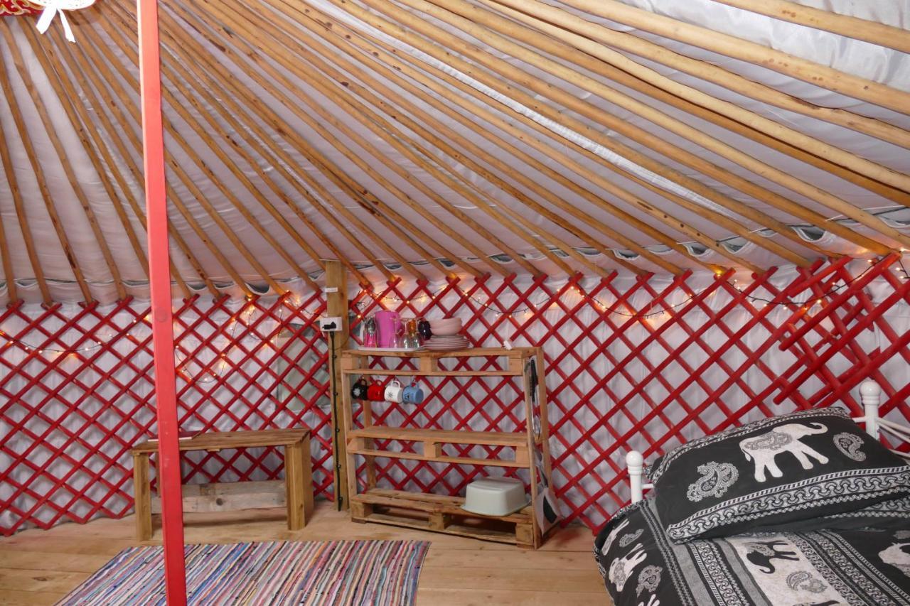 Alder Yurt Wych Elm Glamping Hotel Helston Esterno foto